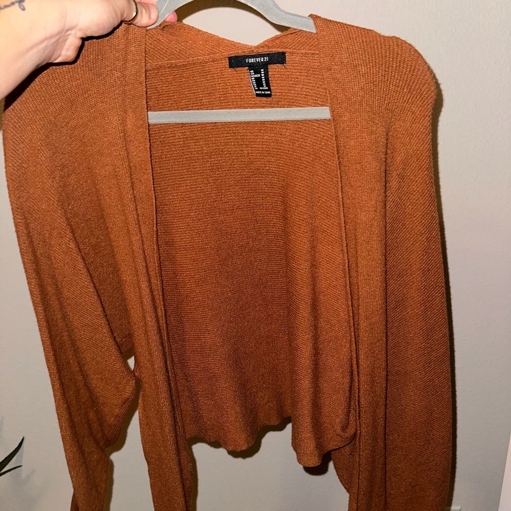 Forever 21 orange sweater